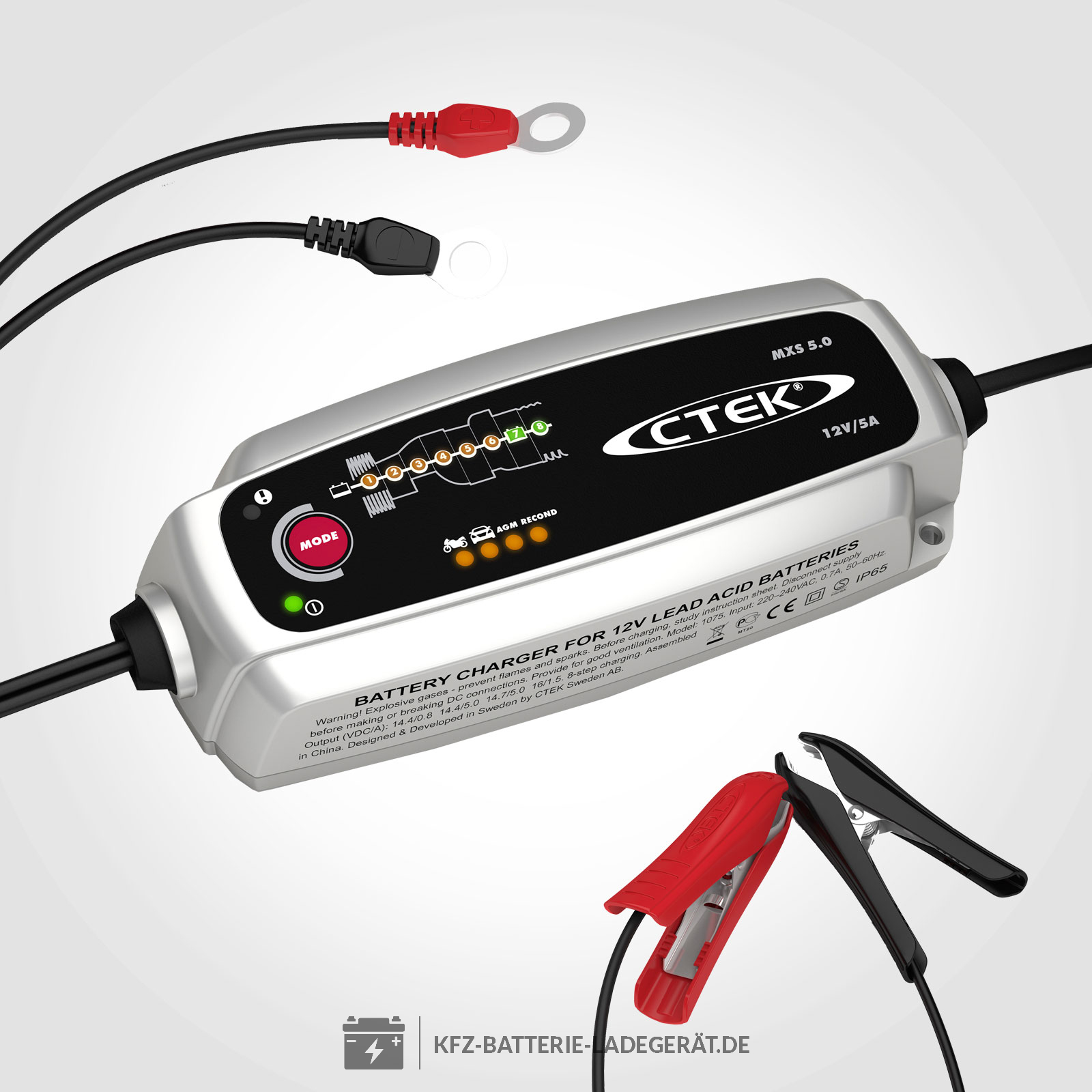 CTEK CTEK 56-261 Comfort Connect Adapter M8 für MXS 5.0 Batterieladegerät  Batterie-Verbindungskabel