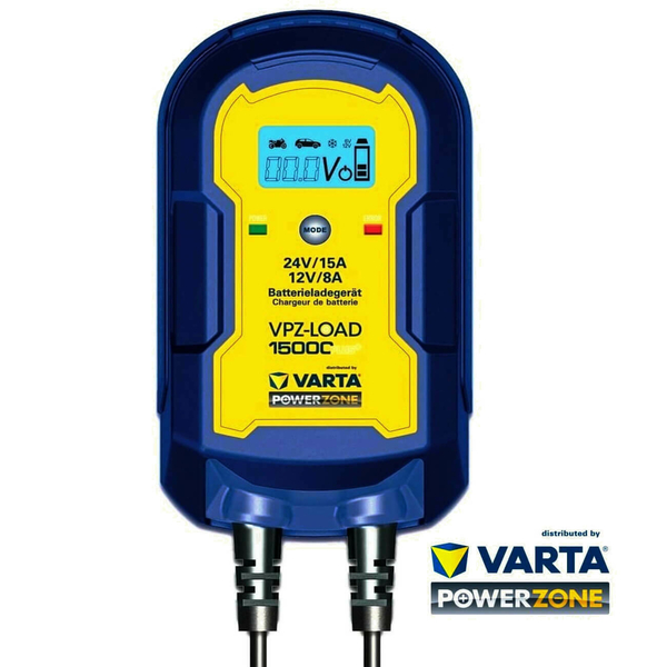 Varta Power Zone duo Ladegert 12V + 24V VPZ-LOAD15000 Plus Blei Ca/Ca AGM Gel SLA