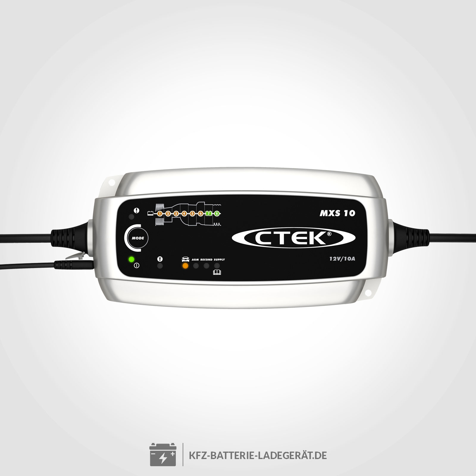 CTEK Batterie Ladegerät MXS 10 Alle Typen von 12V-Blei-Säure